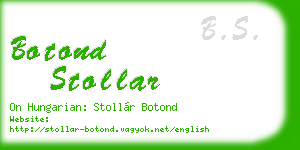 botond stollar business card