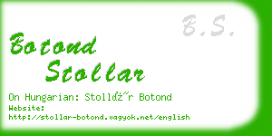 botond stollar business card